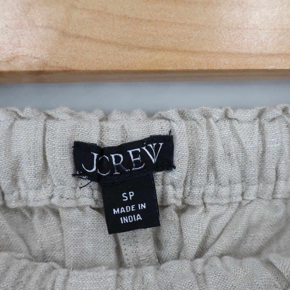 J.Crew Women's Soleil Linen Pant Flax Size Small Petite NWT - Picture 4 of 8